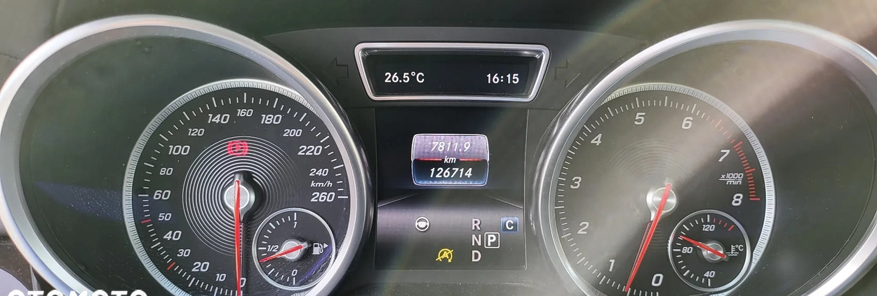 Mercedes-Benz GLE cena 209100 przebieg: 128000, rok produkcji 2016 z Warszawa małe 37